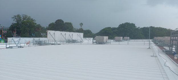 Resultado final del encapsulado en área comercial de La Ceiba